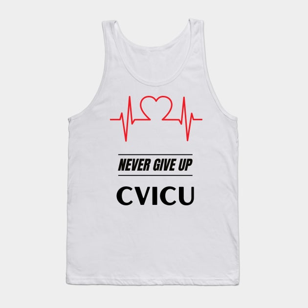 Cardiovascular Intensive Care Unit Tank Top by Aspectartworks